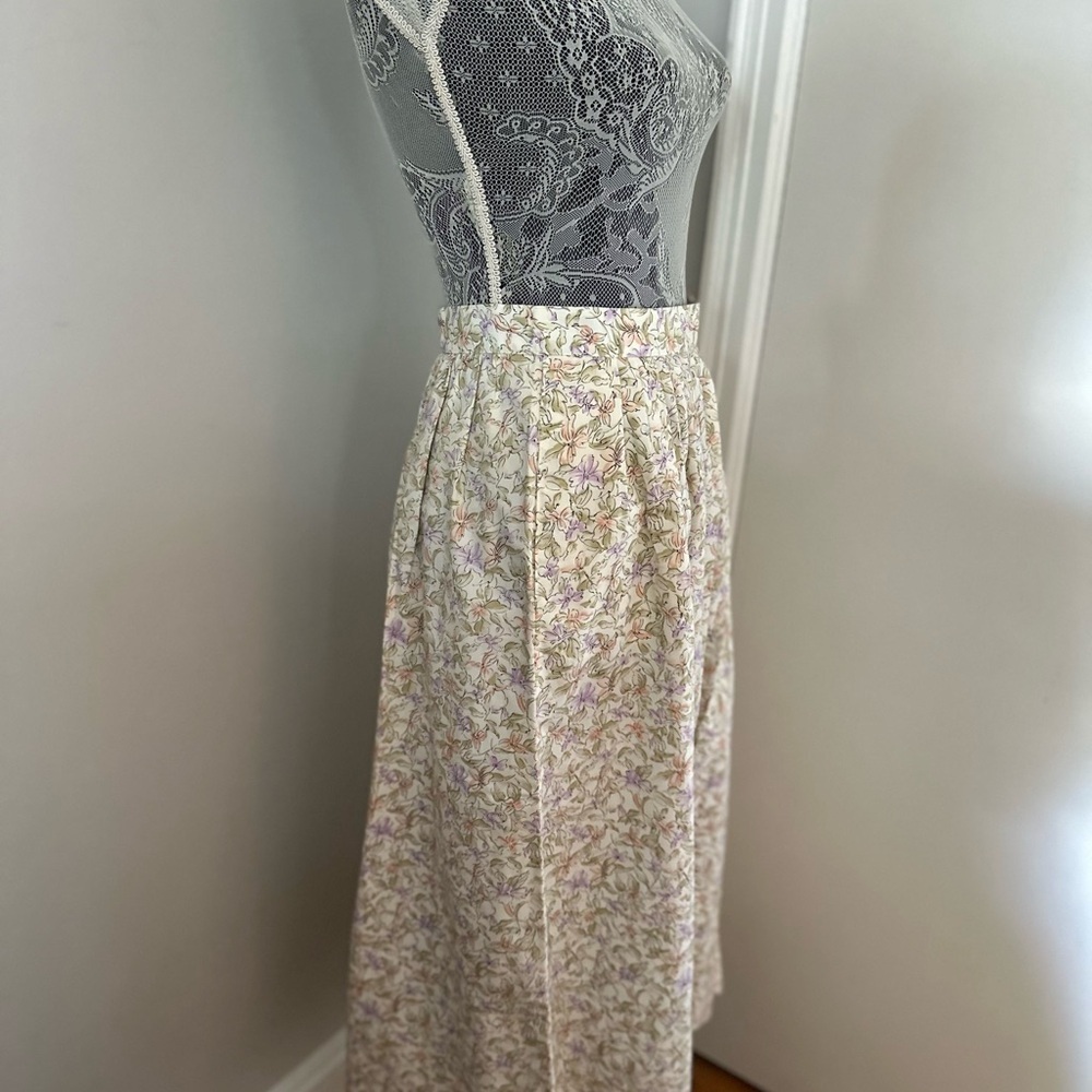 Vintage 60s Womens Sz: 10 Pendleton Miss sophisticates Floral Midi Skirt. - Picture 3 of 9